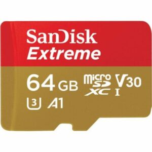 SanDisk Extreme microSDXC 64GB 100MBs V30 UHS-I huren