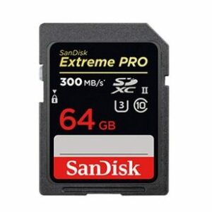 Sandisk SDXC 64GB Extreme Pro 300MB/s UHS-II U3